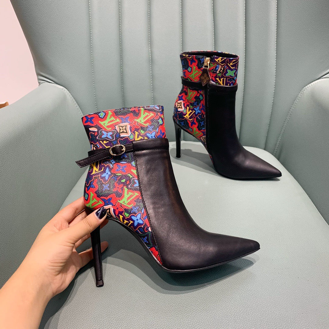 SE636 Size 4-11 Heels:10.5cm Material: Cowhide Lining: Sheep skin Sole: Italian leather - fashionupstore1