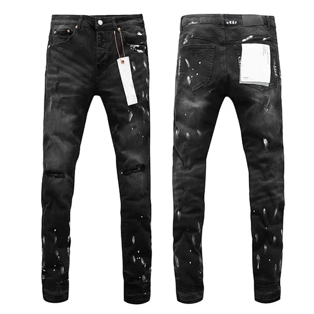 Premium Brand PRPL Roca Jeans Black Tag P008 - fashionupstore1
