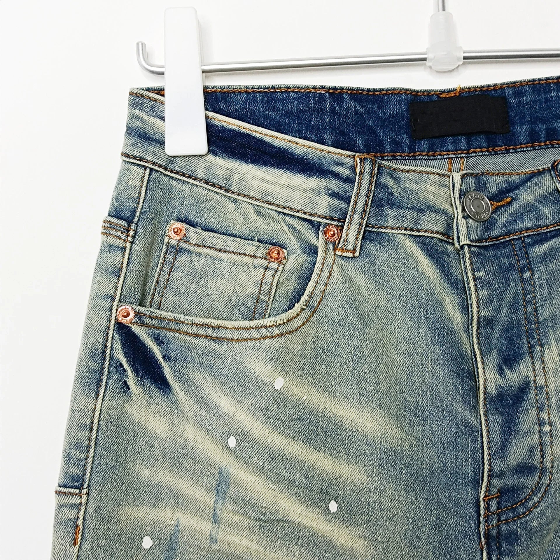 Premium Brand PRPL Roca Jeans Light Indigo P002 - fashionupstore1