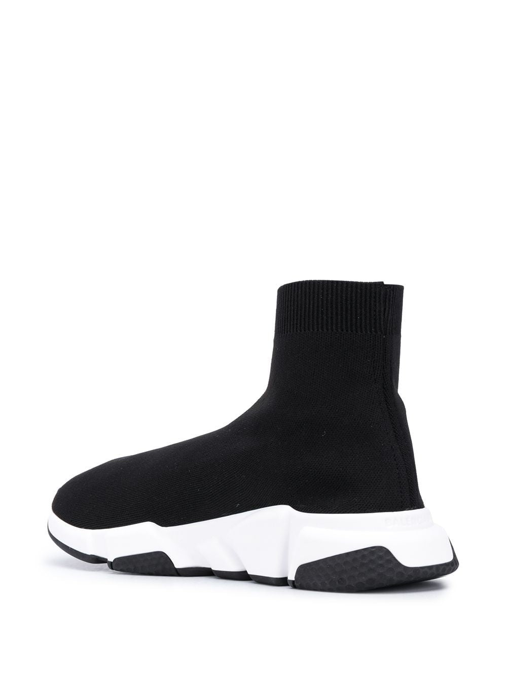 BLACK MESH AND WHITE SPEED SNEAKERS - fashionupstore1