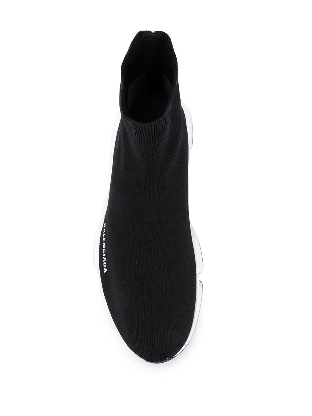 BLACK MESH AND WHITE SPEED SNEAKERS - fashionupstore1