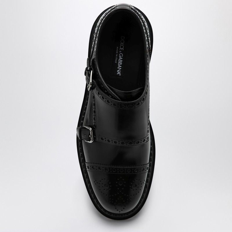 BLACK MONKSTRAP LOAFER - fashionupstore1