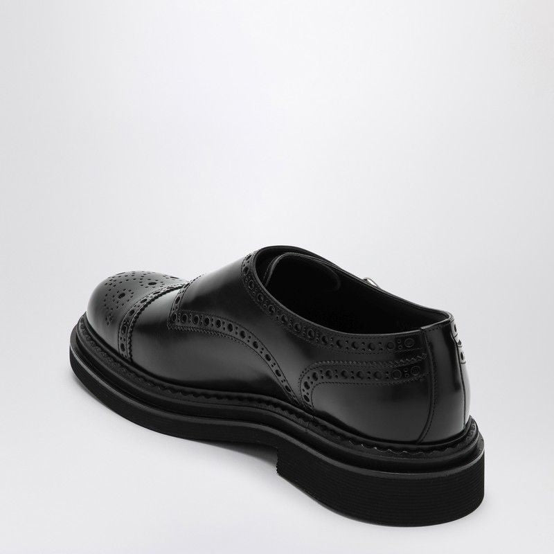 BLACK MONKSTRAP LOAFER - fashionupstore1