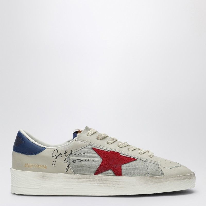STARDAN WHITE/BLUE/RED LOW SNEAKER - fashionupstore1