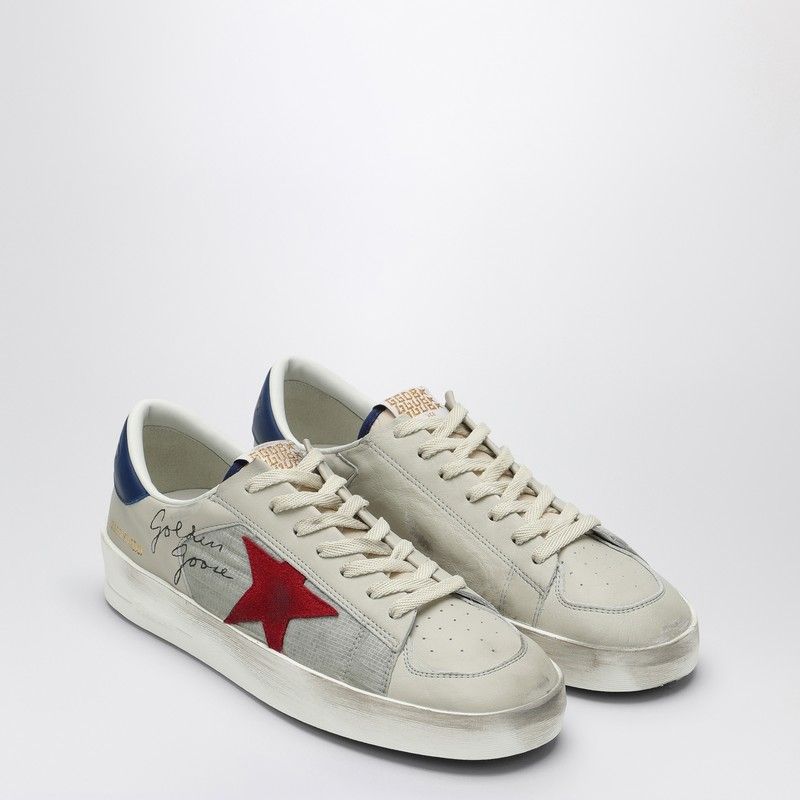 STARDAN WHITE/BLUE/RED LOW SNEAKER - fashionupstore1
