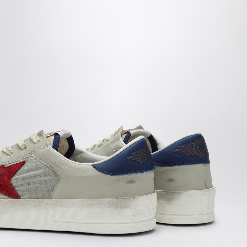 STARDAN WHITE/BLUE/RED LOW SNEAKER - fashionupstore1