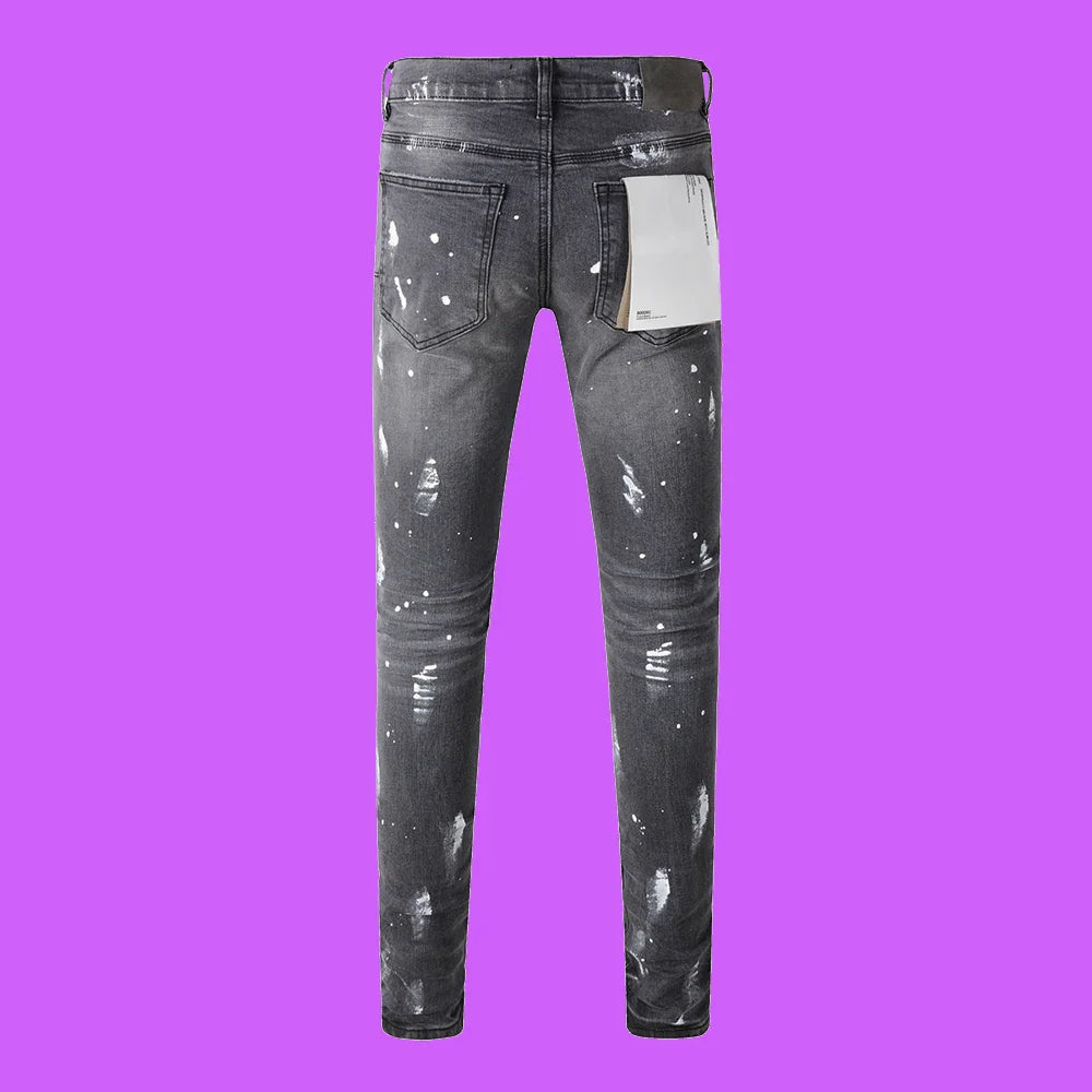 Premium Brand PRPL Roca Jeans Black Tag P006 - fashionupstore1