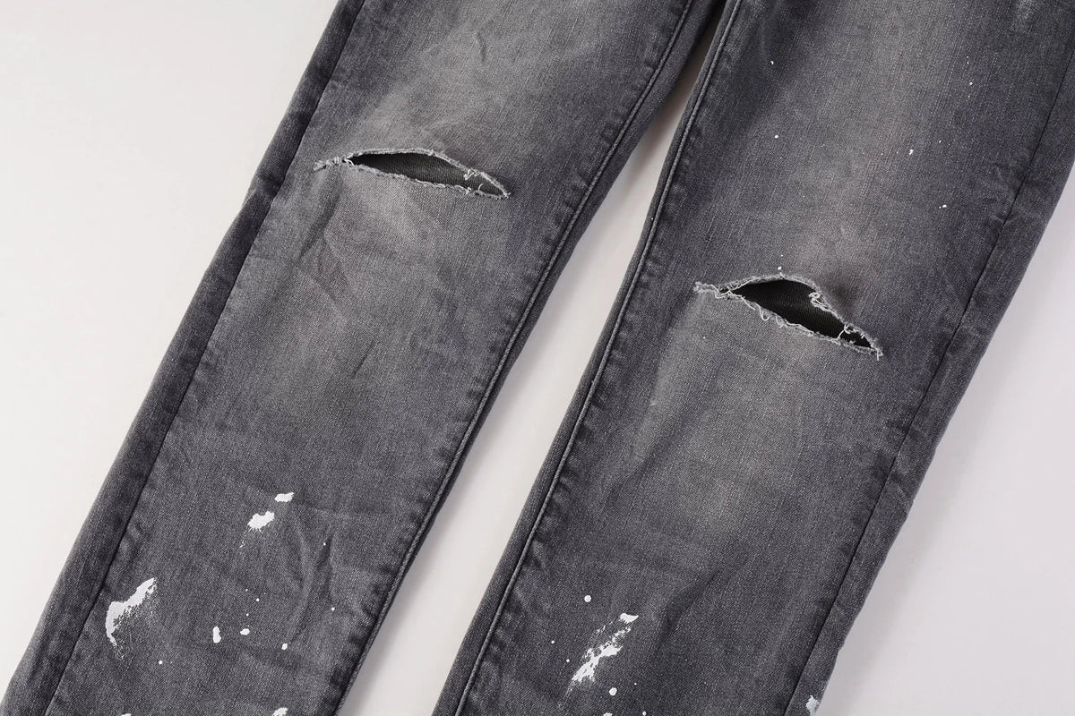 Premium Brand PRPL Roca Jeans Black Tag P006 - fashionupstore1