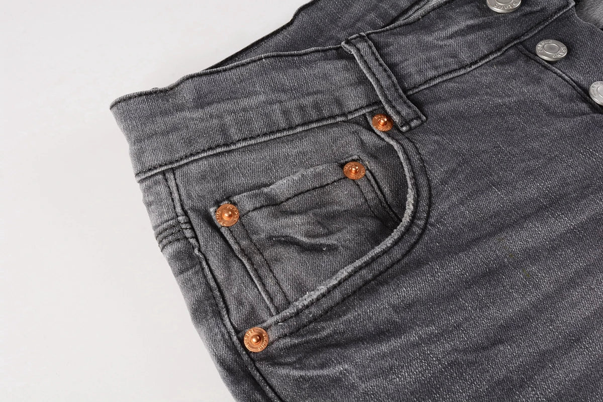 Premium Brand PRPL Roca Jeans Black Tag P006 - fashionupstore1