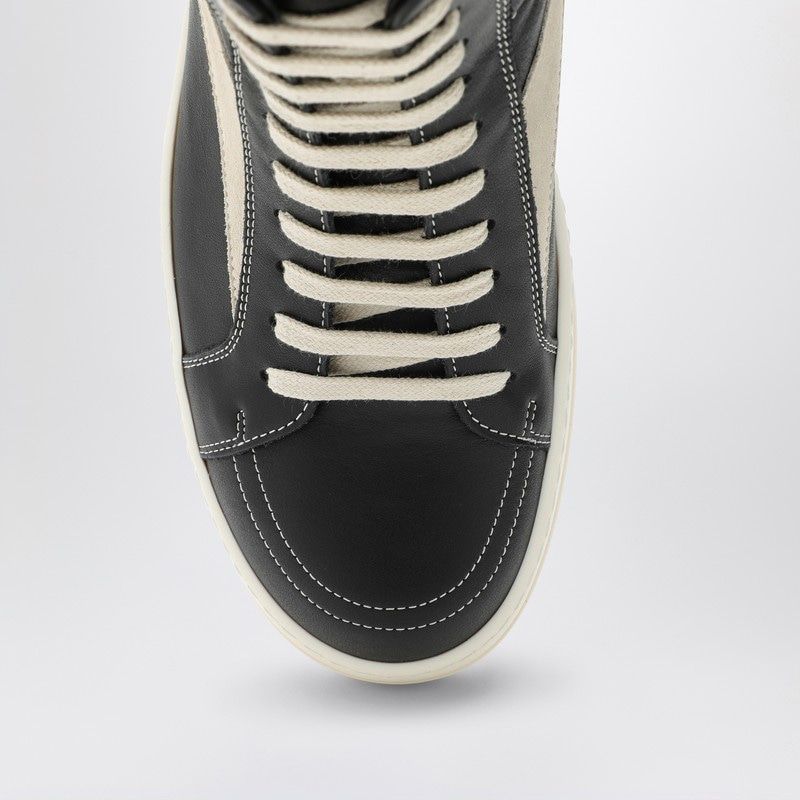 HIGH VINTAGE BLACK/WHITE SUEDE SNEAKER - fashionupstore1