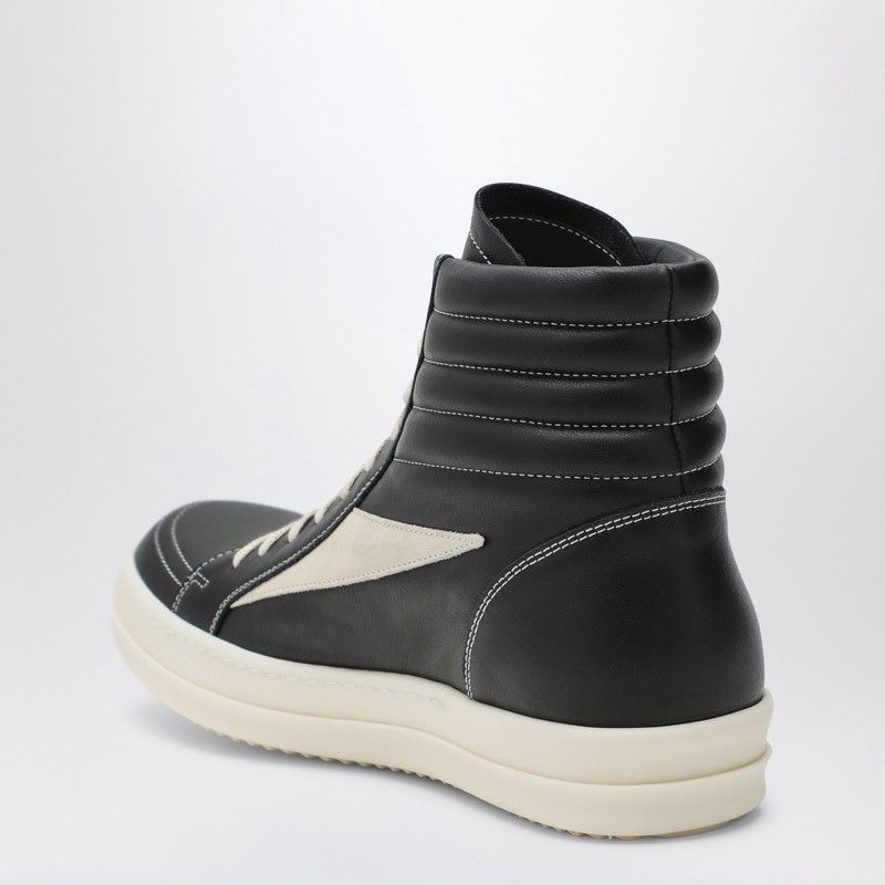 HIGH VINTAGE BLACK/WHITE SUEDE SNEAKER - fashionupstore1