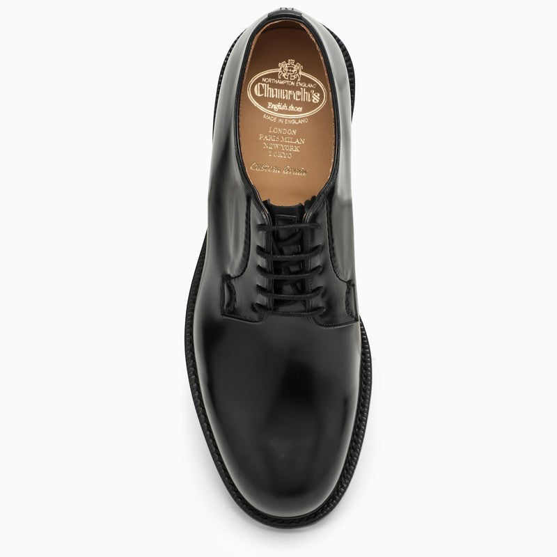 BLACK SHANNON DERBY SHOES - fashionupstore1