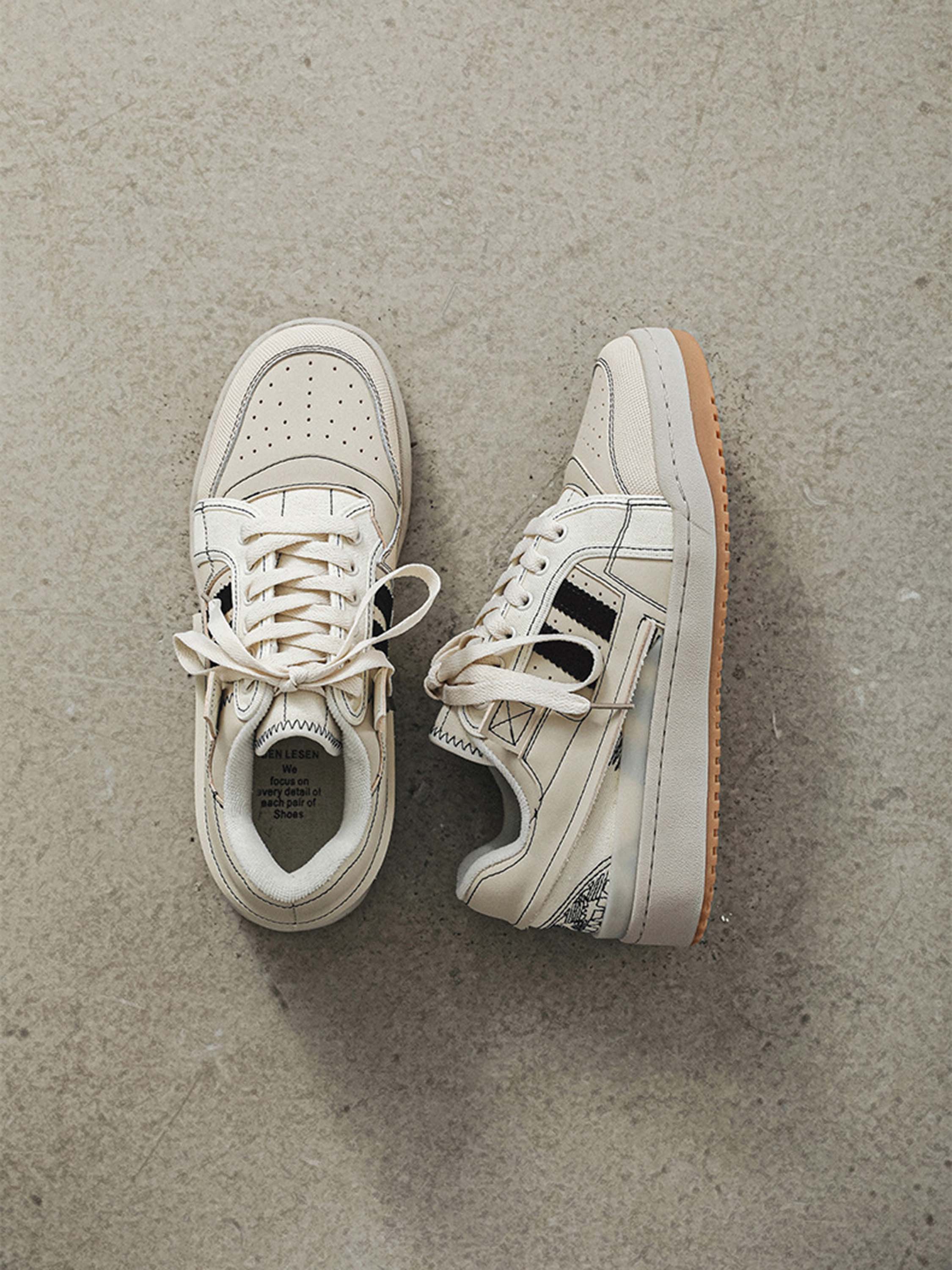1984 American Retro Everything With Skateboard Shoes Casual Shoes - 1937 - fashionupstore1