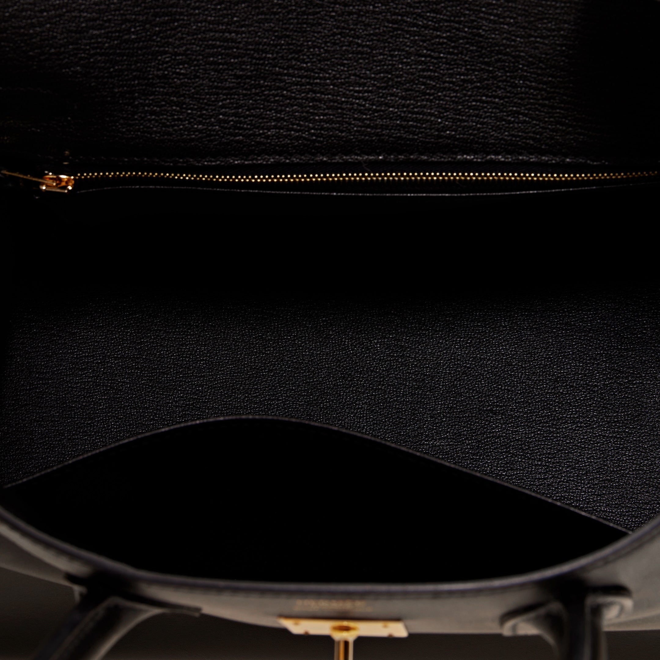 HRMS Birkin 30 Black Box Leather Gold Hardware - fashionupstore1