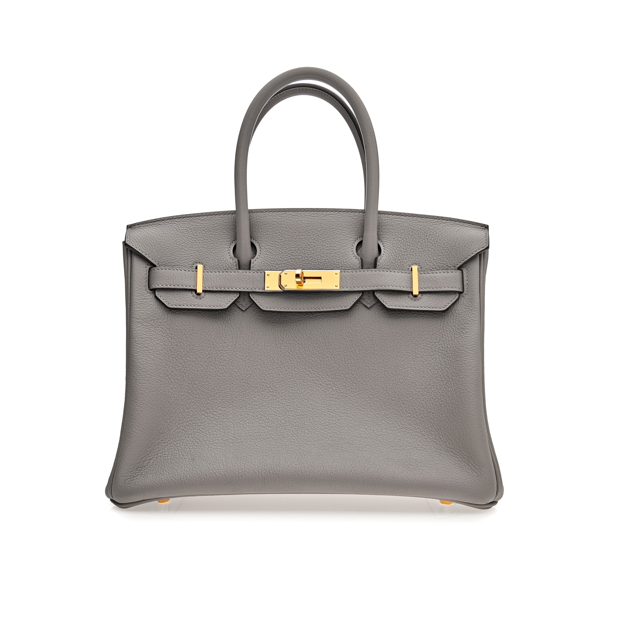 HRMS Birkin 30 Gris Togo Leather Gold Hardware - fashionupstore1