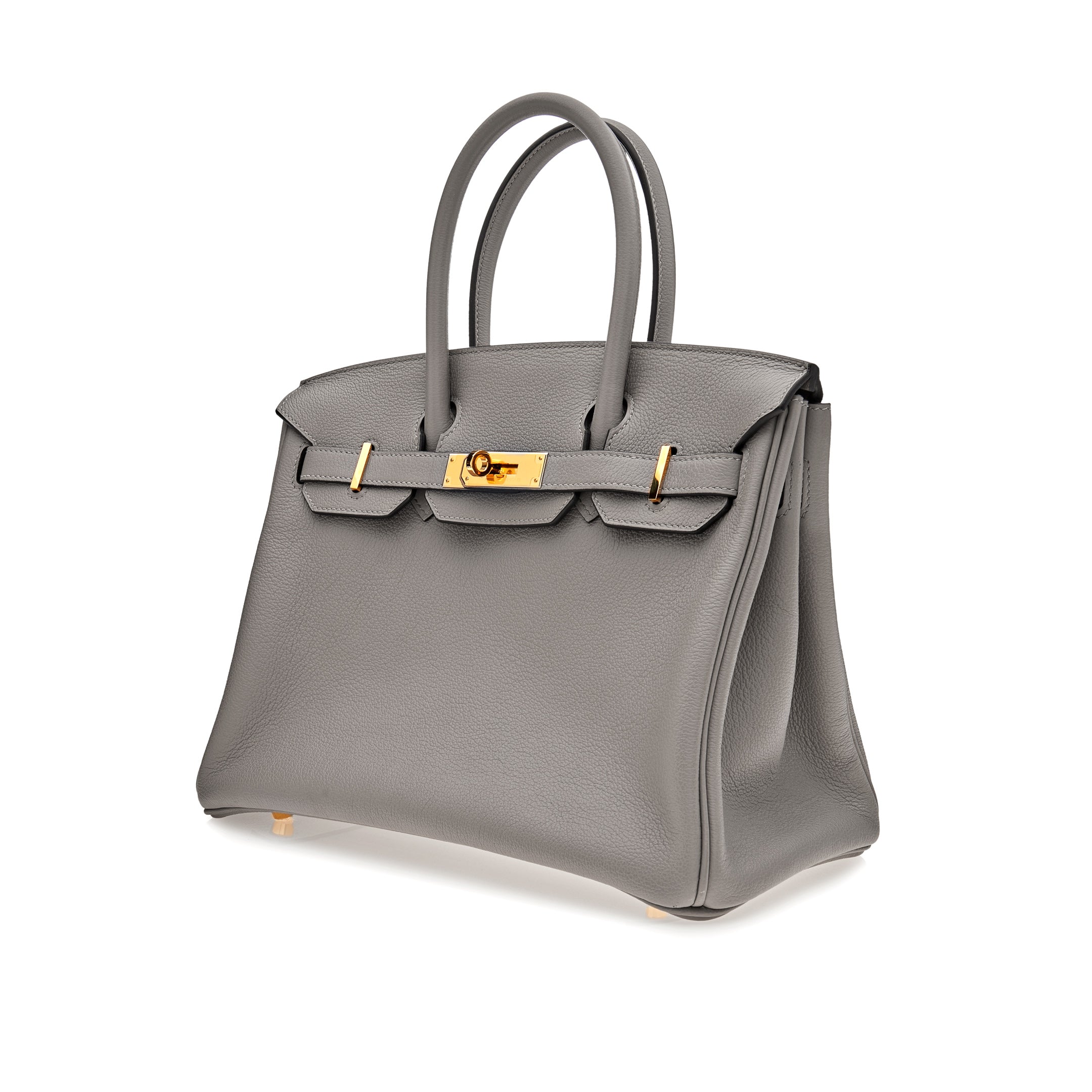 HRMS Birkin 30 Gris Togo Leather Gold Hardware - fashionupstore1