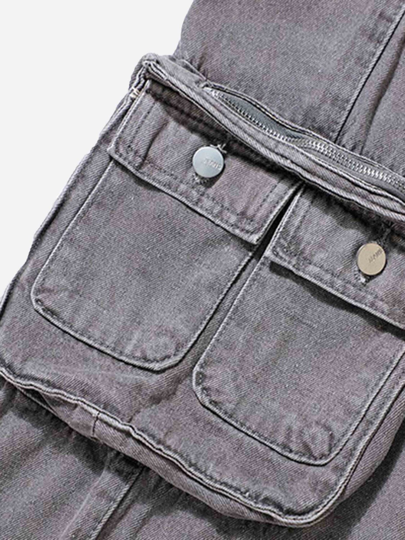 1984 American Multi-Pocket Work Pants - 1659 - fashionupstore1