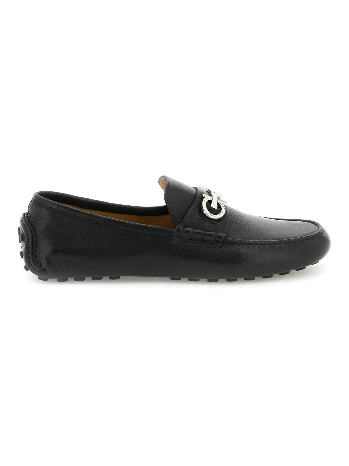 SALVATORE LOAFERS WITH GANCINI DETAIL - fashionupstore1