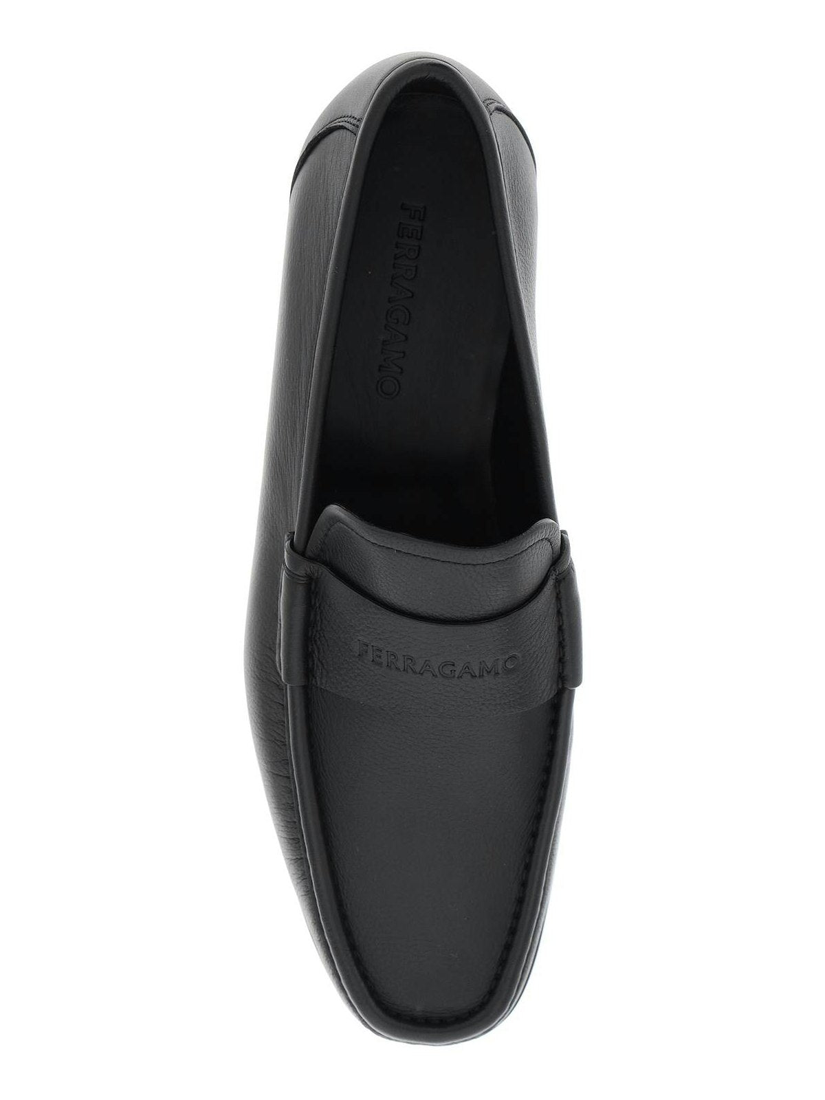 SALVATORE LOGO LOAFERS WITH MOC - fashionupstore1