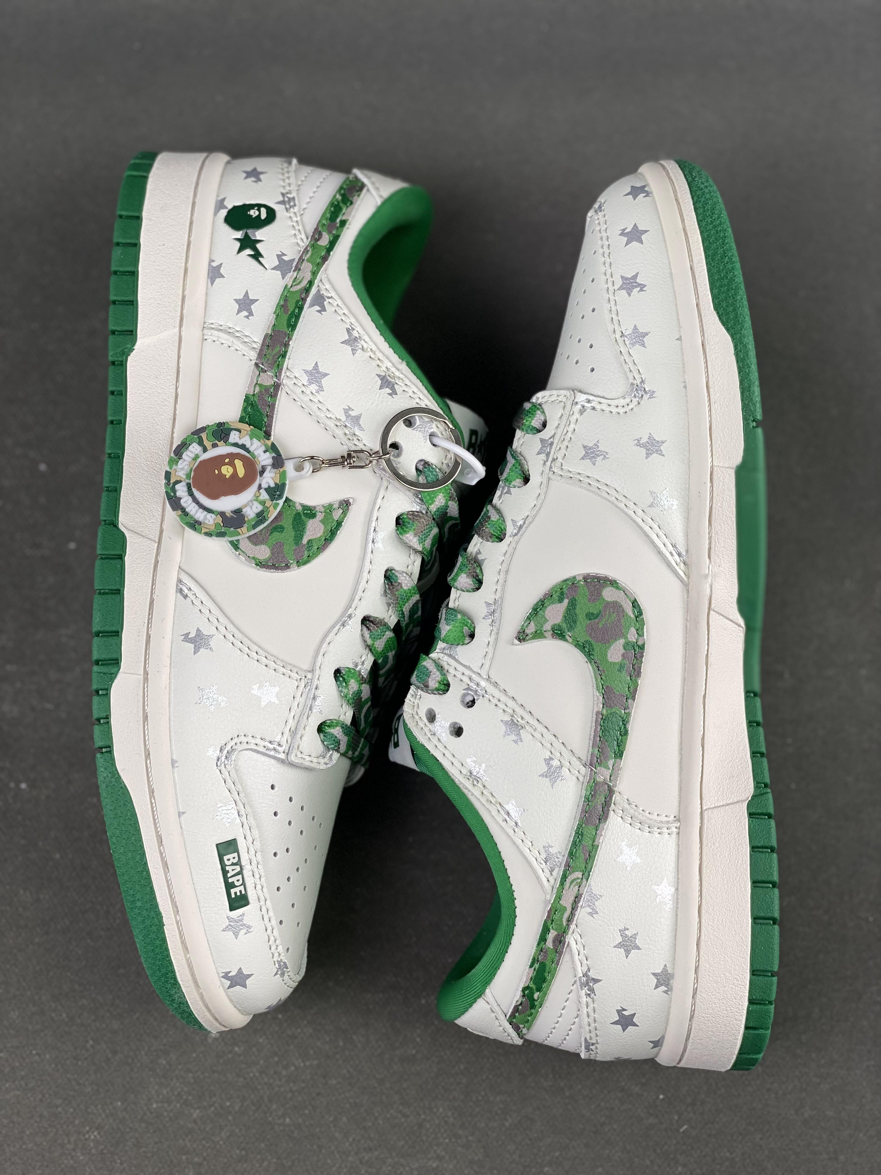 Custom SB Dunk X BAPE DW1098-349 - fashionupstore1