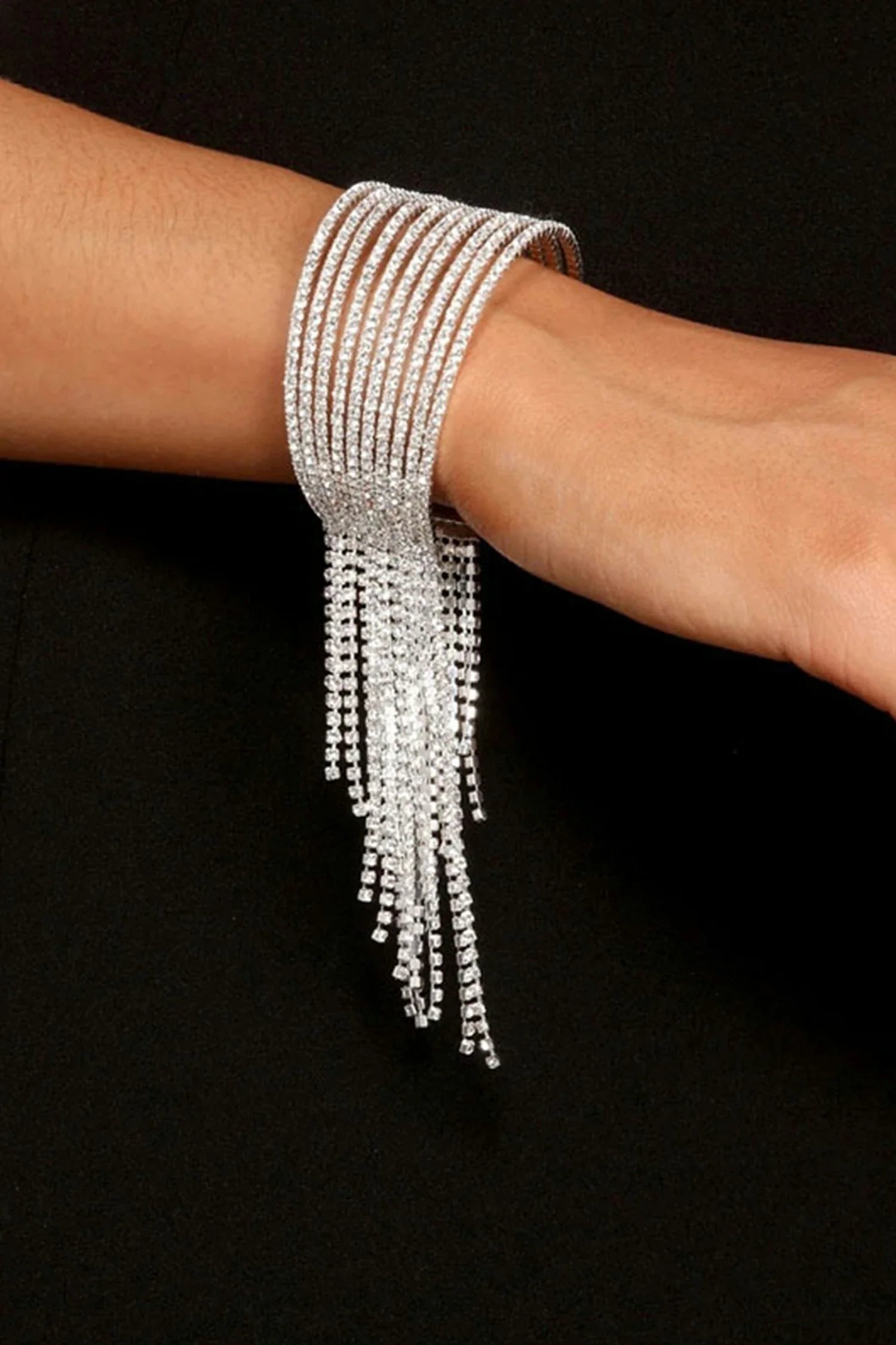 Ramisha Diamond Fringe Bracelet - fashionupstore1