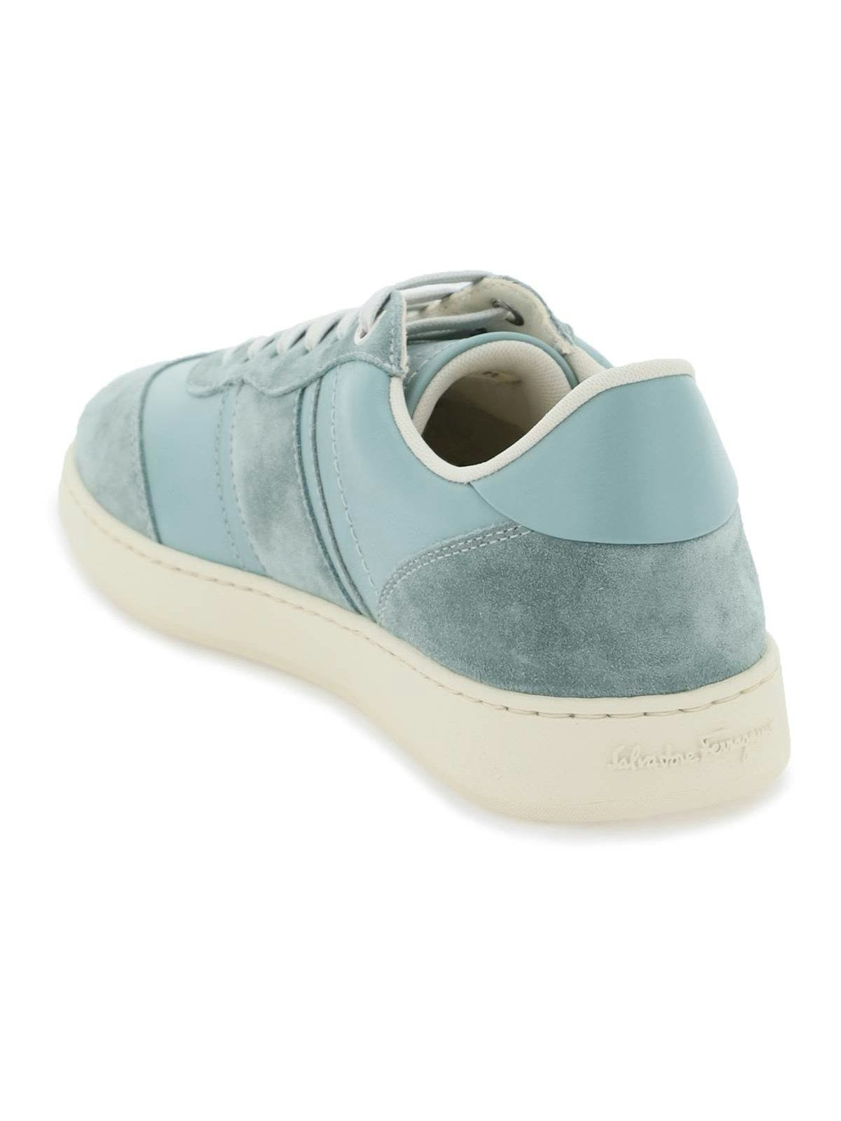 SALVATORE LEATHER SNEAKERS - fashionupstore1