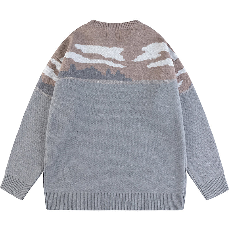 1984® Lazy Jacquard Sweater Cow - 1984brand