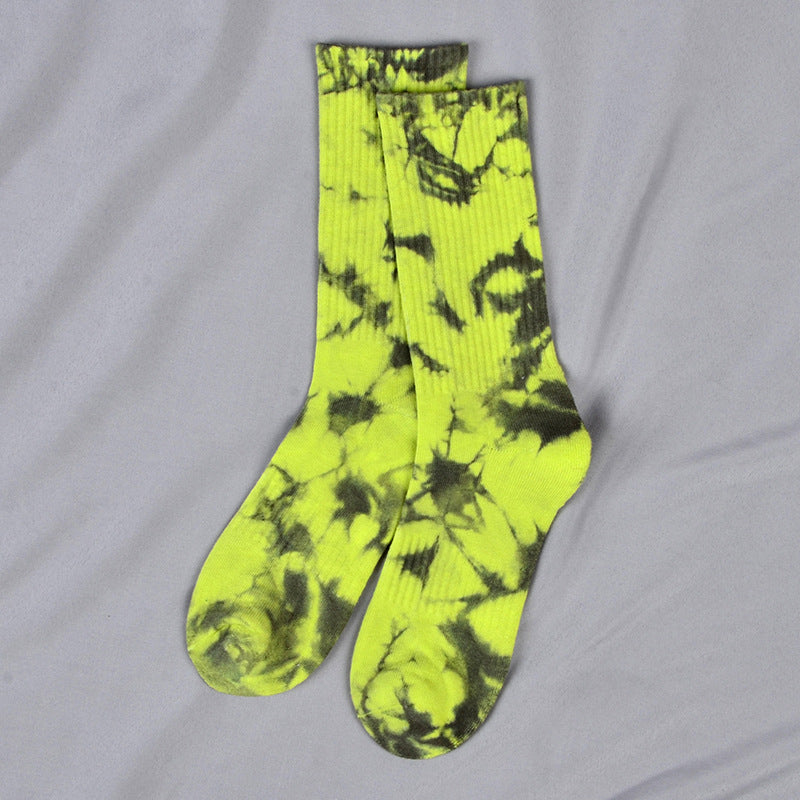 Tie Dye Cotton Socks Fall and Winter - fashionupstore1