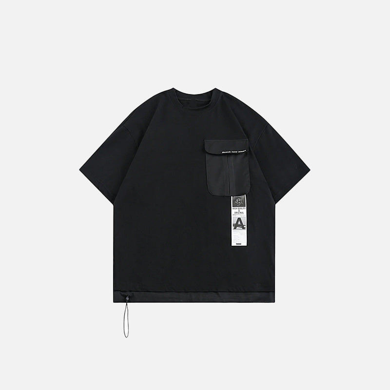 Y2k Loose Pocket T-shirt - fashionupstore1