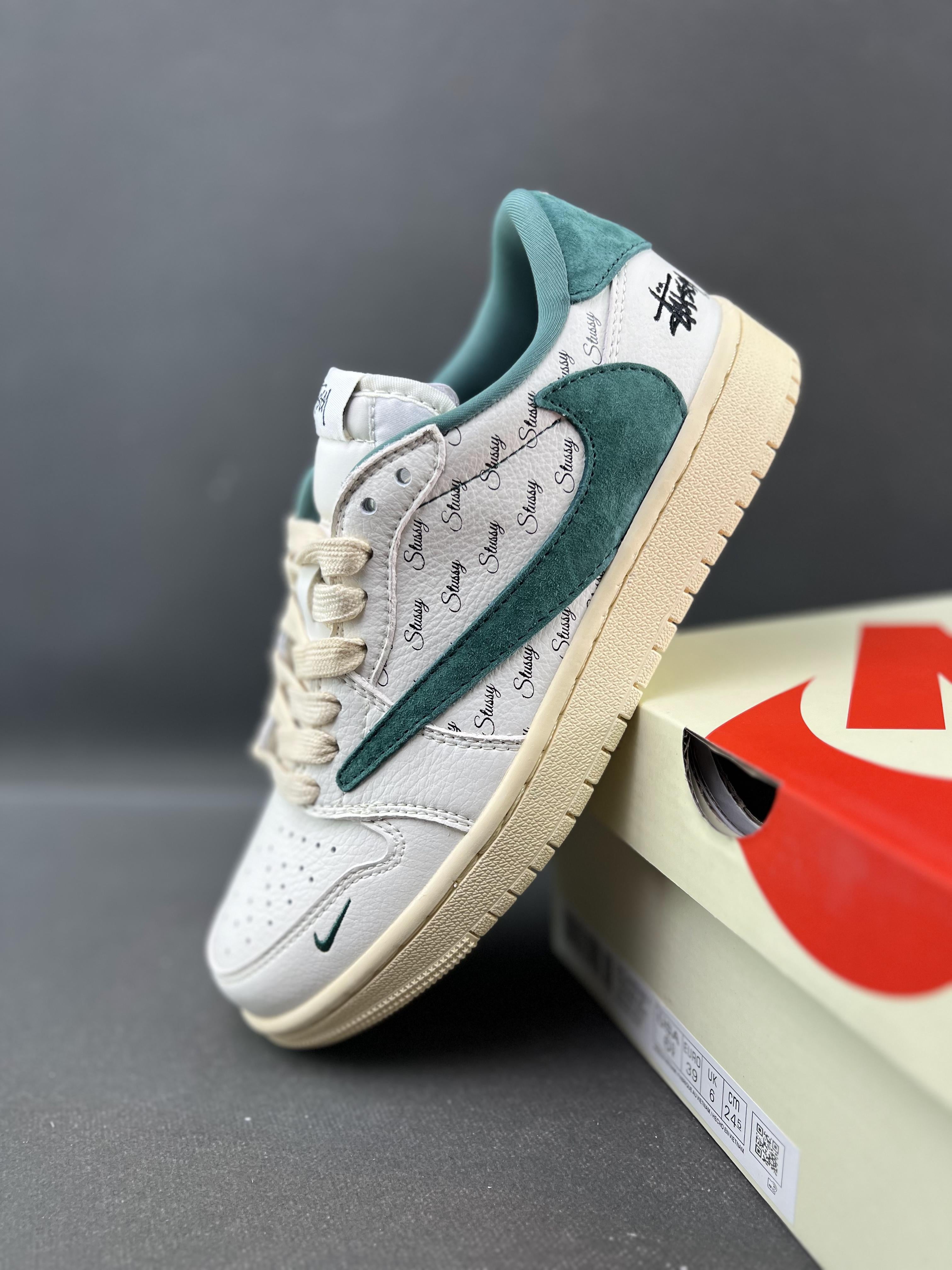 Custom Air Jordan 1 x Travis Scott x Stüssy YQ2088-669 - fashionupstore1