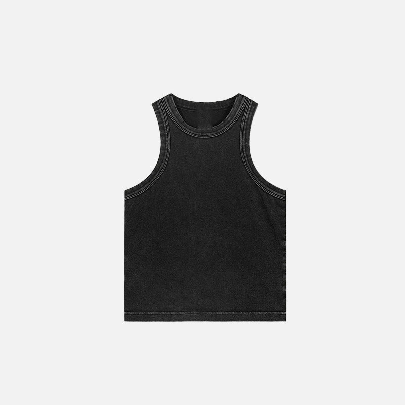 Women's Washed Solid Tank Top - fashionupstore1