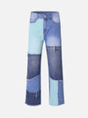 Fashionup American Patchwork Colorblock Jeans - fashionupstore1