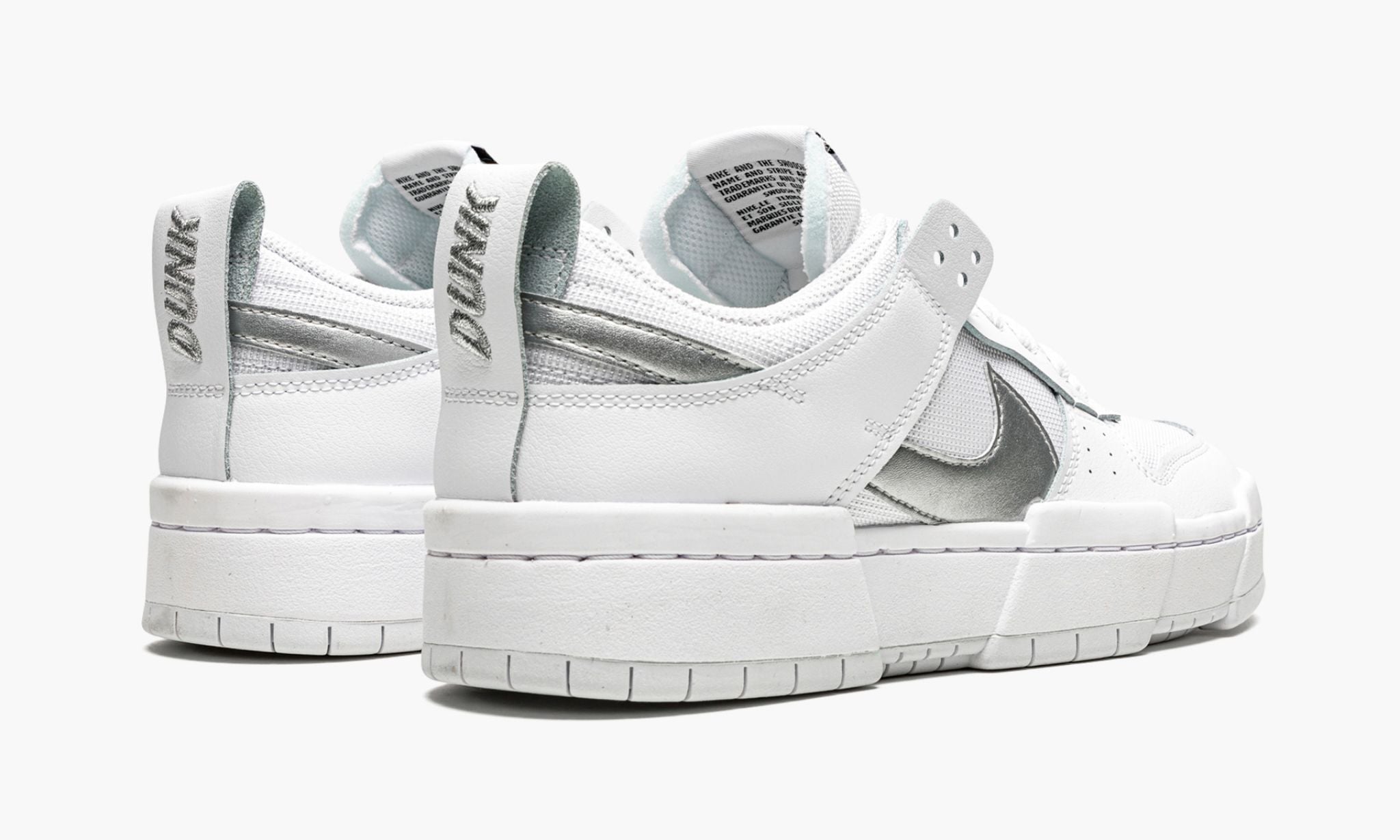 WMNS Dunk Low Disrupt "White Silver" Dunk