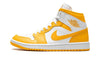 Wmns Jordan 1 Mid "White / University Gold" Air Jordan