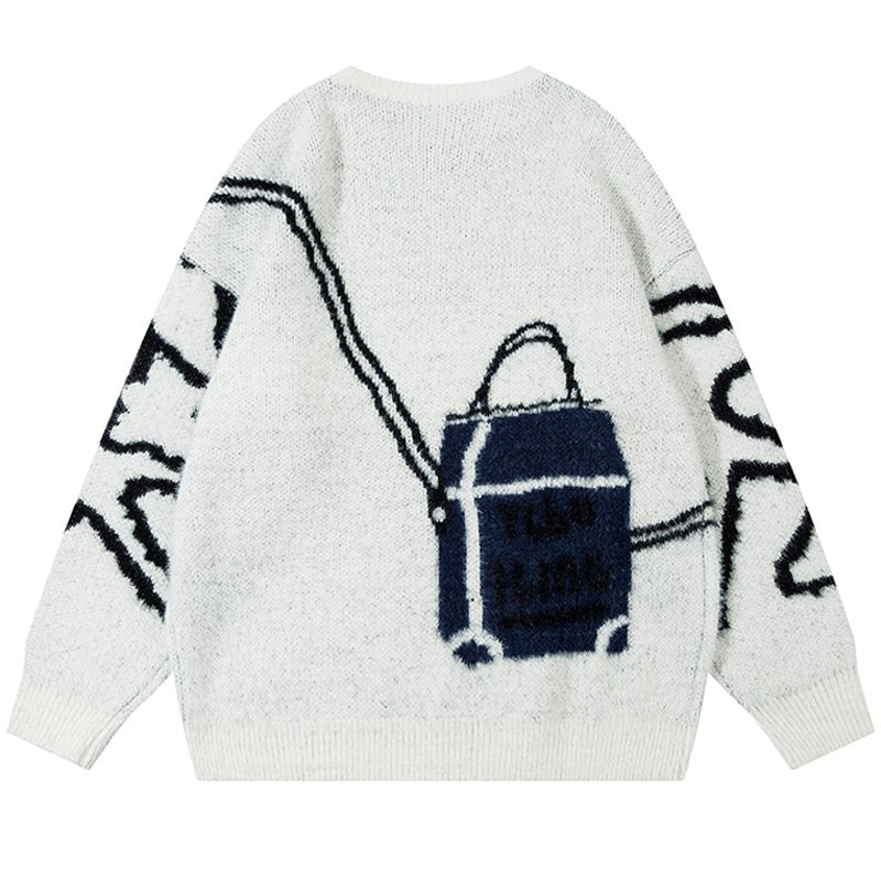 1984 Crew Neck Sweater Cross Body Bag 1984brand