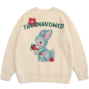 1984® Fluffy Knit Sweater Rabbit - fashionupstore1