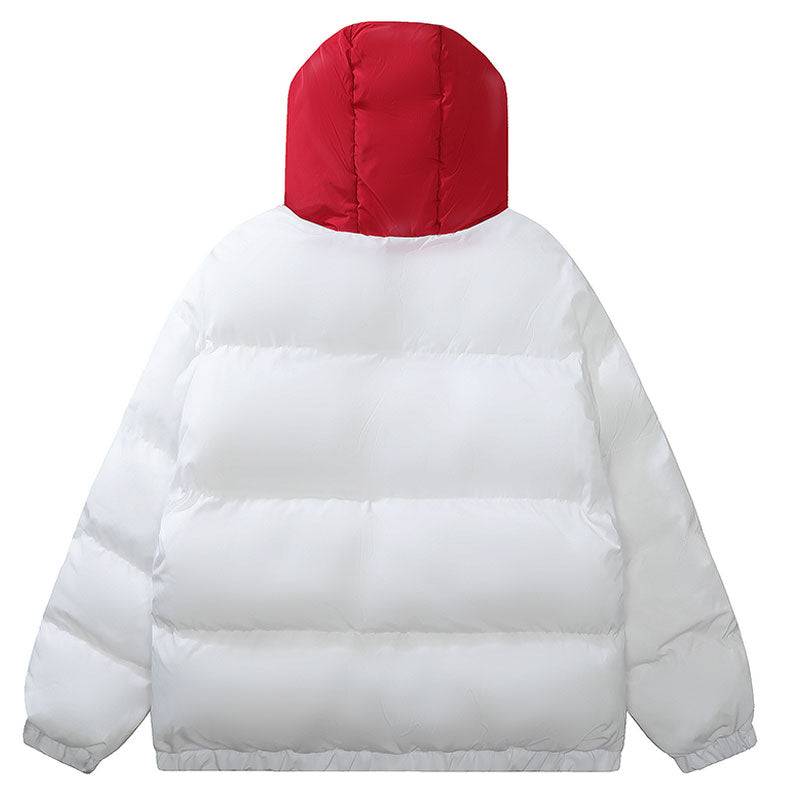 1984® Hooded Puffer Winter Coat Flocked Cats 1984brand