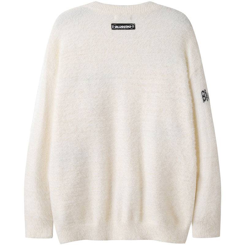 1984® Mohair Knit Sweater with Bear 1984brand