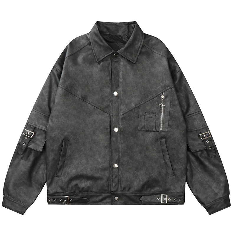 1984® Retro Suede Motorcycle Jacket 1984brand