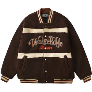 1984® Sherpa Varsity Jacket Wakgeroye - fashionupstore1