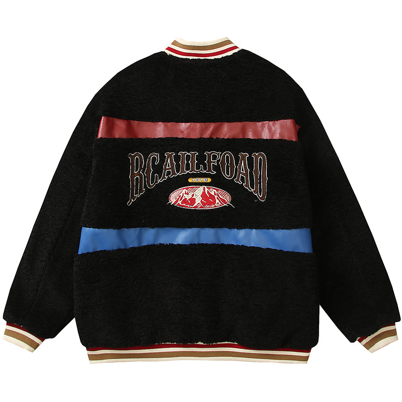 1984® Sherpa Varsity Jacket Wakgeroye - fashionupstore1