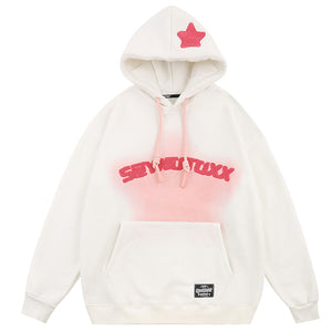 1984® Stylish Fleece Hoodie Star Print 1984brand