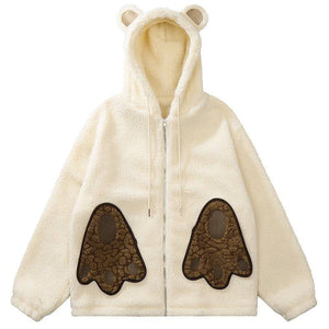 1984® Teddy Bear Hooded Sherpa Jacket 1984brand