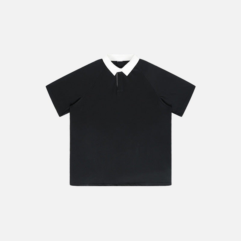 Y2k Loose Polo T-Shirt - fashionupstore1