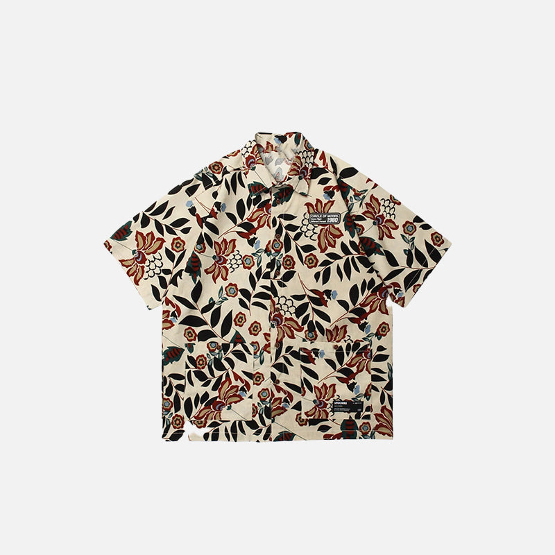 Y2k Floral Aloha Shirt - fashionupstore1