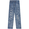 1984® Baggy Patchwork Jeans with Ripped Details - 1984brand