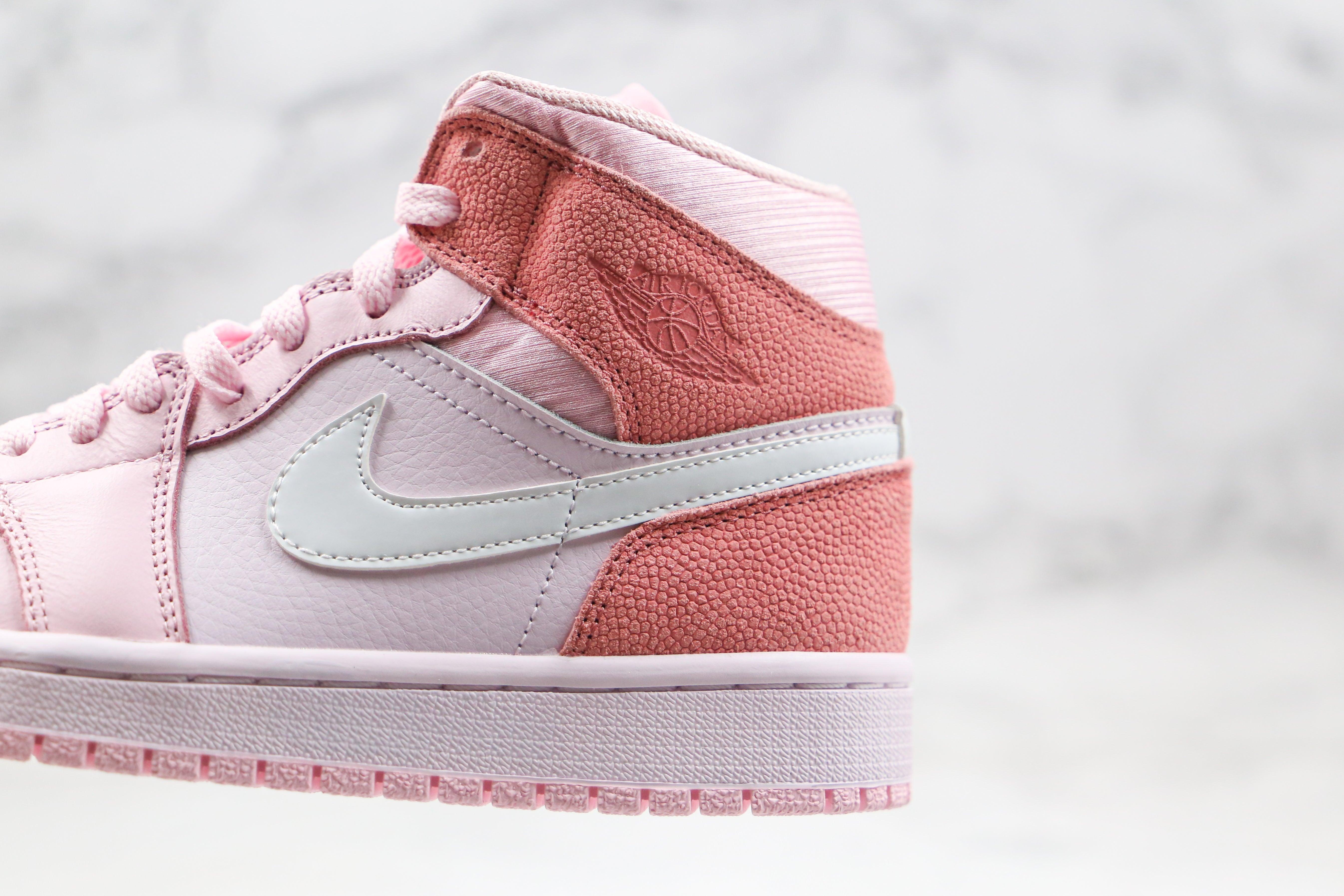 Custom Air Jordan 1 Mid" Digital Pink High Q - fashionupstore1