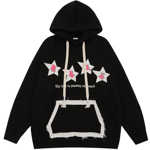 1984® Pullover Hoodie Star Patchwork - 1984brand