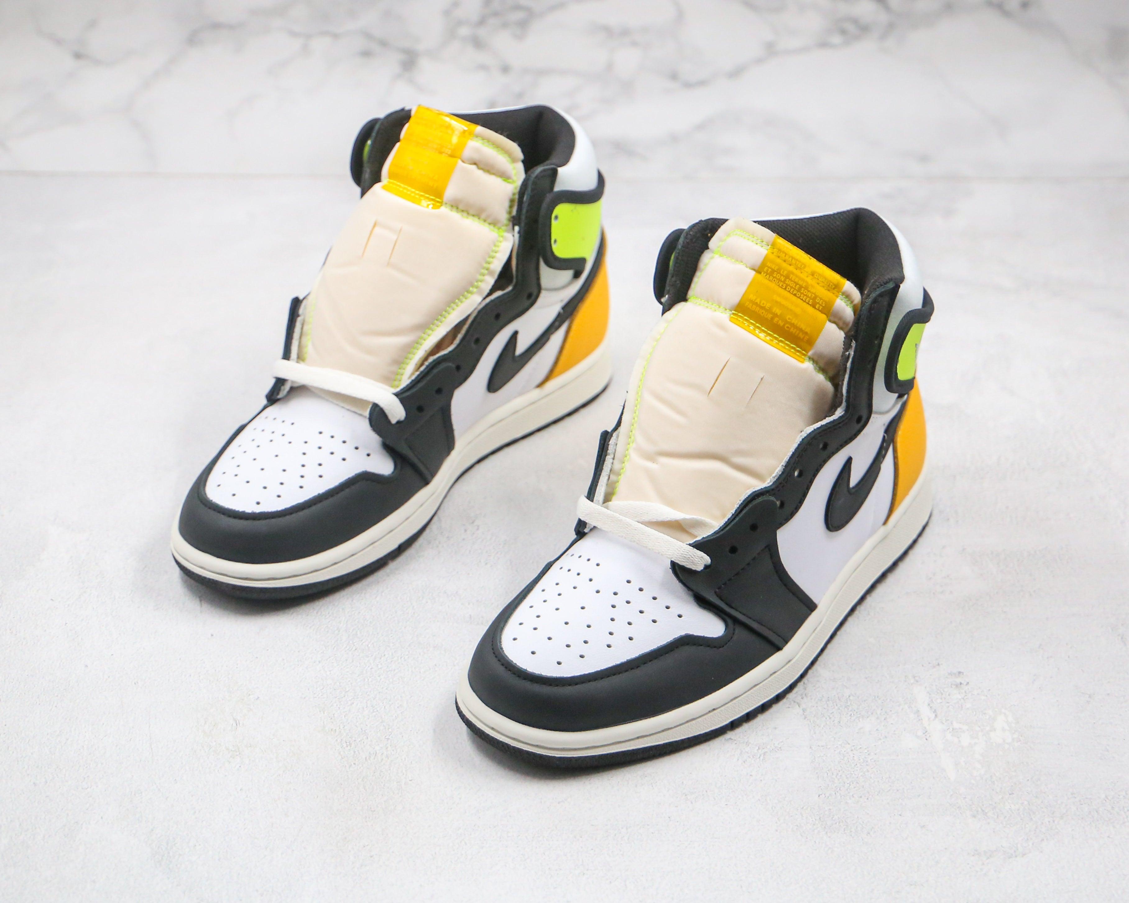 Custom Air Jordan 1 Vlot Gold High Q ( Customs And Box ), Jordan 1 Sneakers Active - fashionupstore1