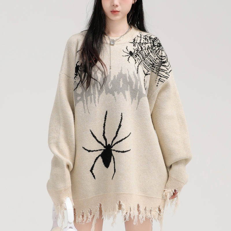 1984® Gothic Style Spider Knit Sweater - 1984brand